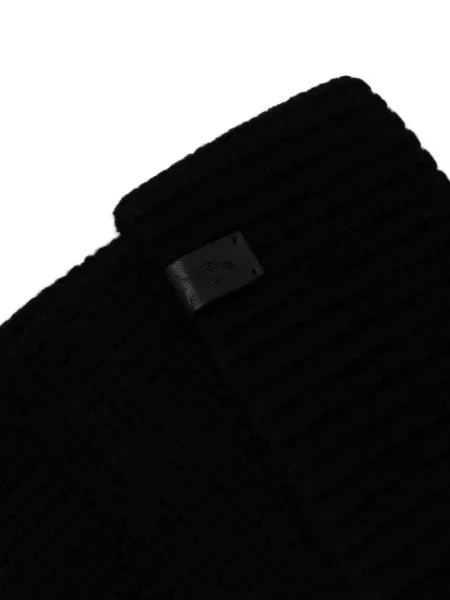 Pletena kapa Allsaints crna