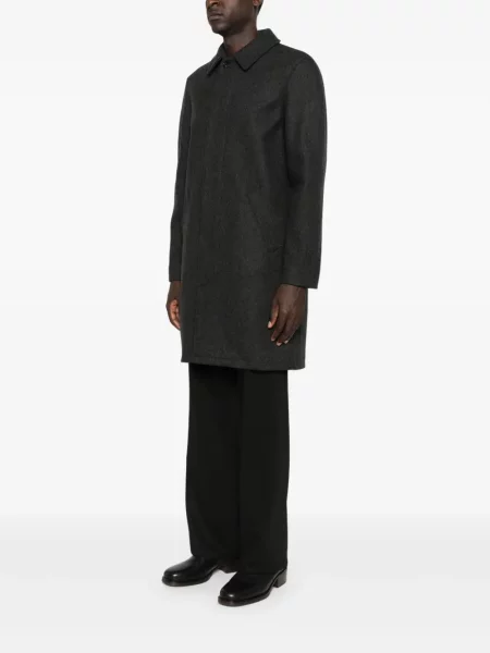 Vlněný kabát A.p.c. šedý