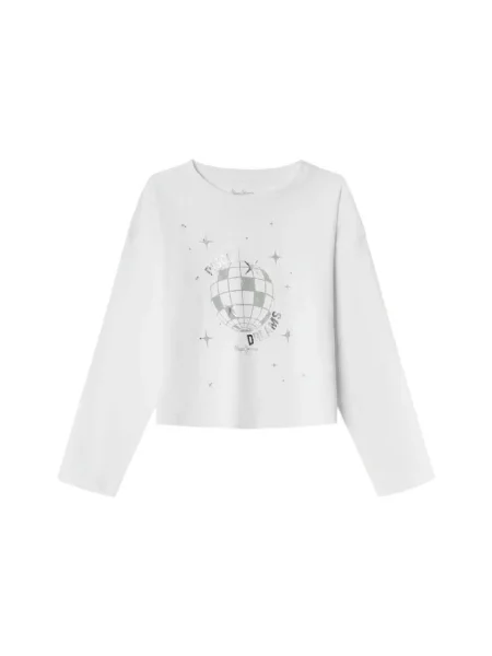 Tricou copii Pepe Jeans alb