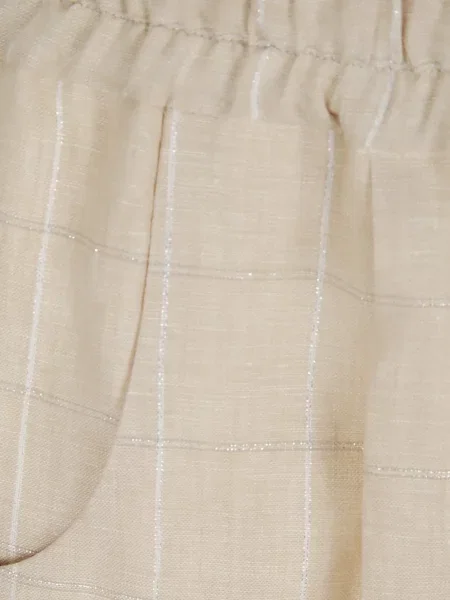 Pantaloni Kiton în carouri cu cordon