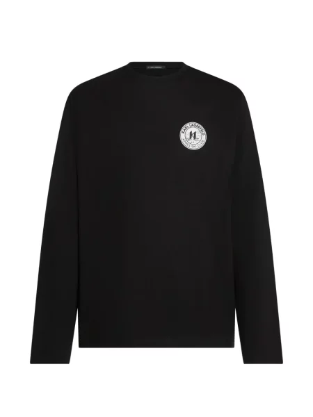 Lung tricou Karl Lagerfeld negru