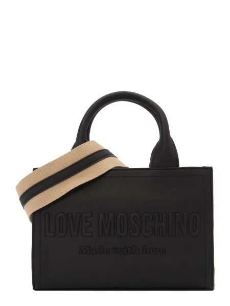 Geantă LOVE MOSCHINO negru