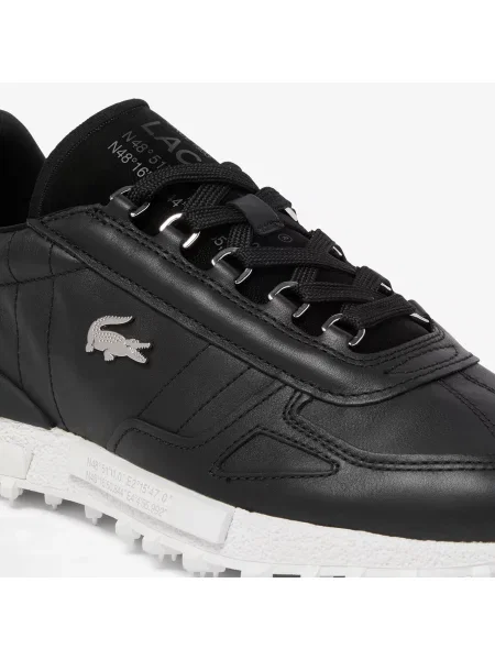 Lacoste Skórzane Sneakersy Elite Active czarny