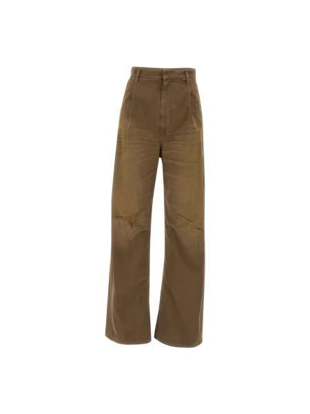 Spodnie Mm6 Maison Margiela brązowe