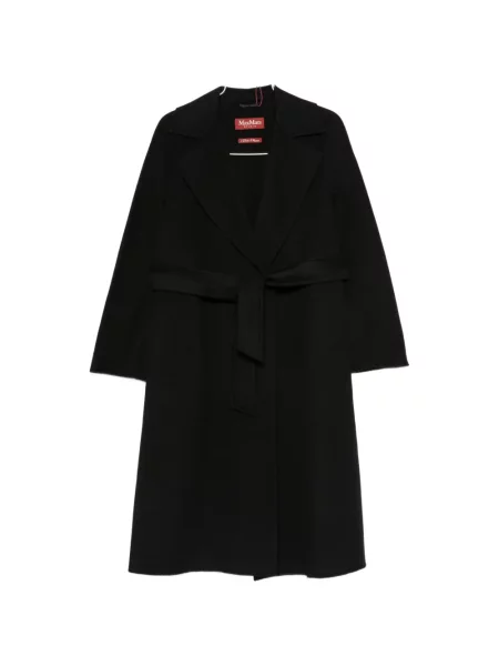 Cu centură palton Max Mara cu rever negru