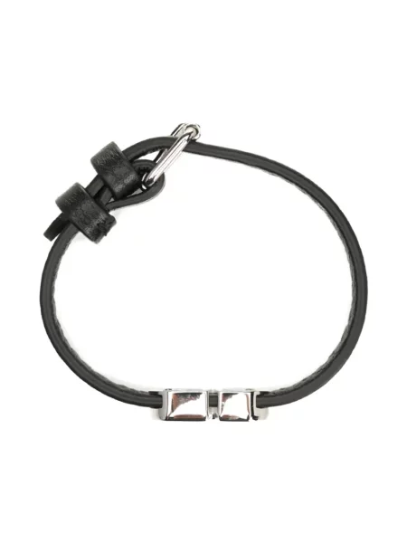 Brăţară Valentino Garavani din piele negru