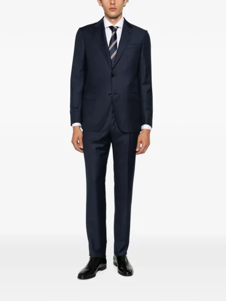 Καρό σύνολο Zegna μπλε