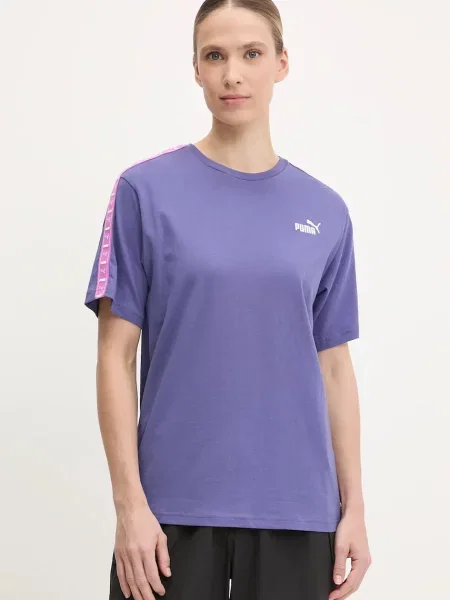 Тениска Puma дамска лилаво виолетово