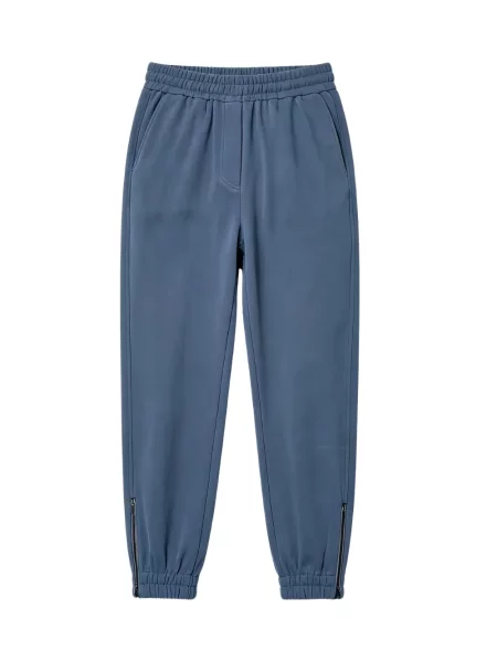 Pantaloni Brunello Cucinelli alergare albastru