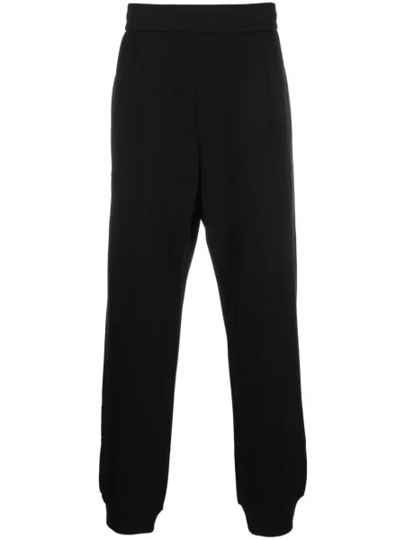 Pantaloni Versace cu broderie negru