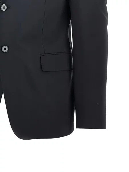 Μάλλινο σύνολο Emporio Armani μαύρο