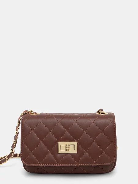 Шкіряна сумочка Answear.LAB коричневий