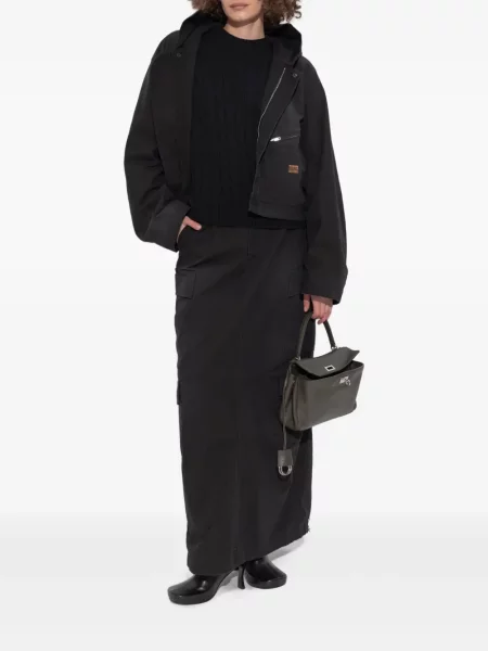 Fustă midi Balenciaga negru
