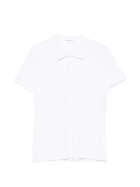 Scurt tricou polo Anonym Apparel alb