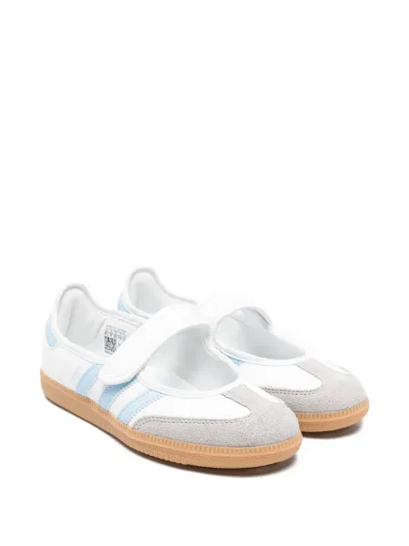 Sneakerși Adidas Samba cu bretele alb