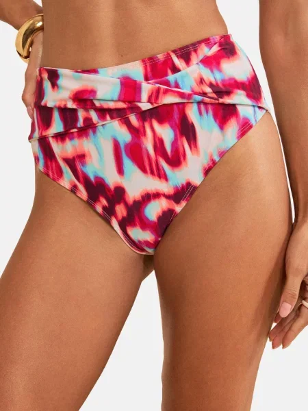 Love & roses Bikini nadrágok világoskék / őszibarack vérvörös rózsaszín