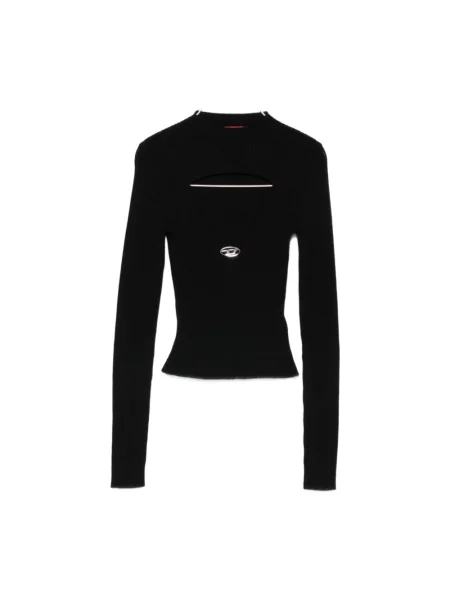 Sweter Diesel wełniany czarny