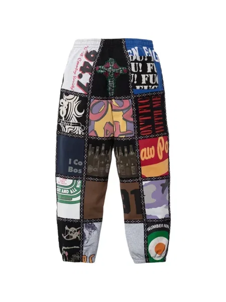 Pantaloni Supreme alergare roșu