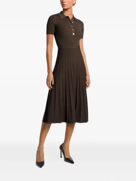 Rochie midi Michael Kors tricotate maro