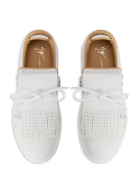 Sneakerși Giuseppe Zanotti din piele alb