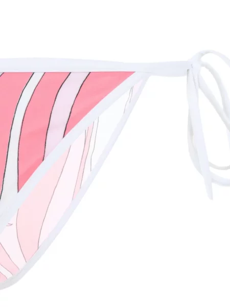 Bikini Pucci cu imagine cu legături roz