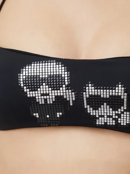 Felső Karl Lagerfeld fekete