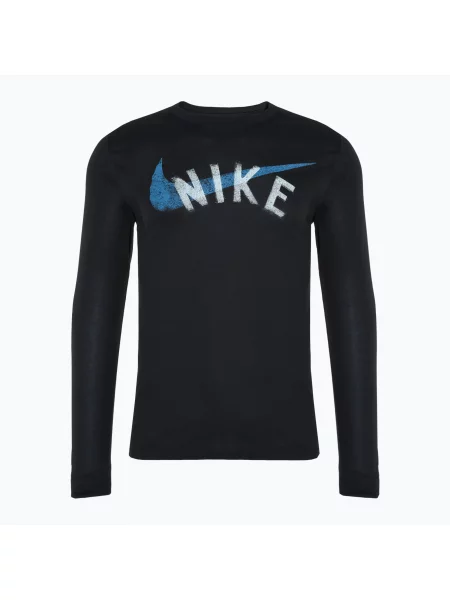 Fitness tricou cu mânecă lungă Nike negru