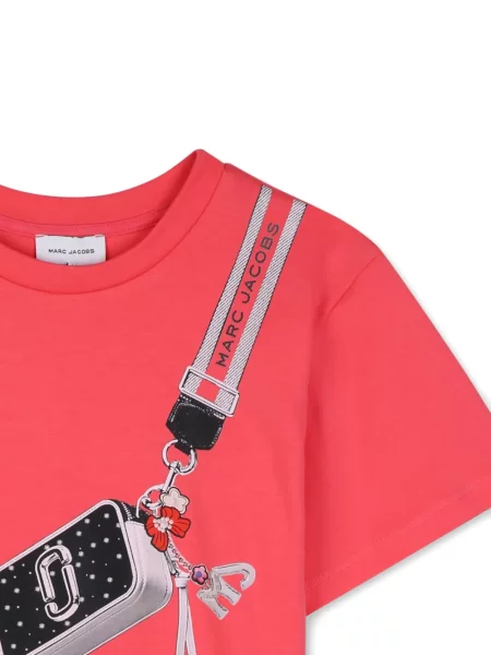 Koszulka dziecięca Marc Jacobs różowa