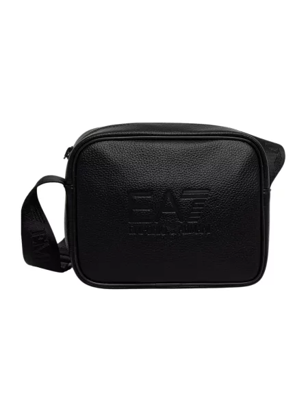 Emporio Armani torebka crossbody z imitacji skóry czarna