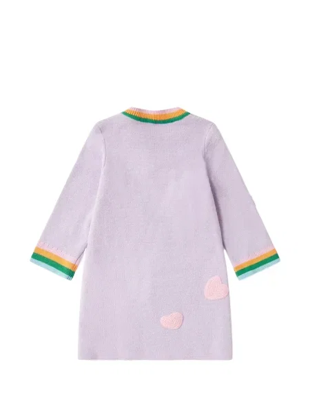 Dětské šaty Stella Mccartney fialové