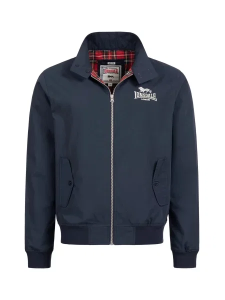 Бомбер Lonsdale CLASSIC темно-сірий бавовна/поліестер сірий