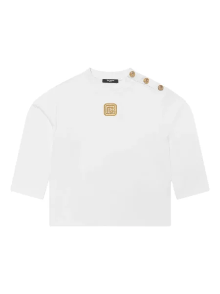 Bluza dziecięca Balmain biała