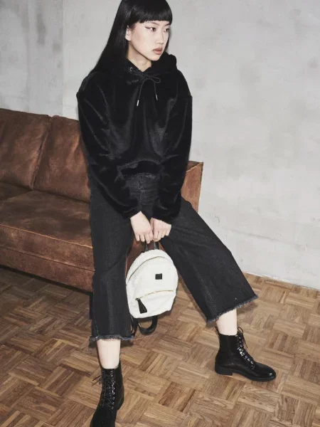 Pantaloni culottes Urban Classics negru