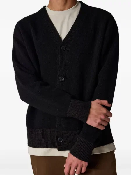 Cardigan Paul Smith cu decolteu în V negru
