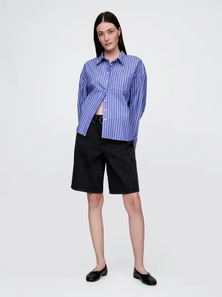 Paragate talie medie pantaloni scurți din denim Gap