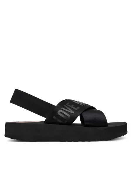 LOVE MOSCHINO Basutės juoda