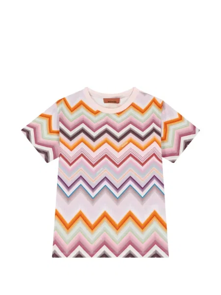 Koszulka dziecięca Missoni różowa