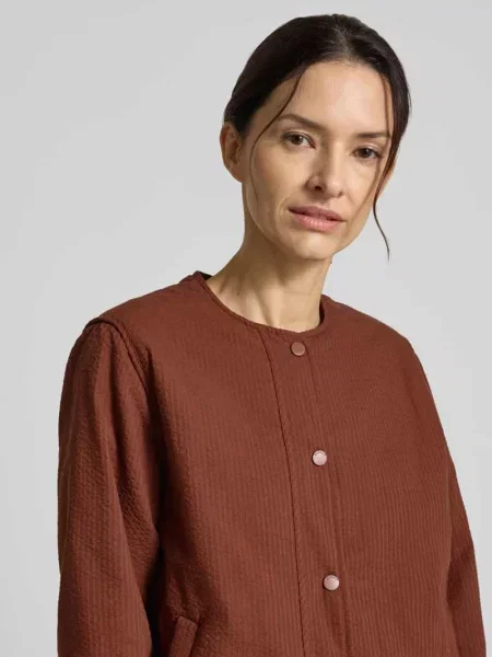 Kurtka z okrągłym dekoltem model GABI' Ecoalf