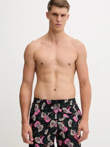 Szorty kąpielowe Nike Multi Poppy Print 5" Volley black czarne