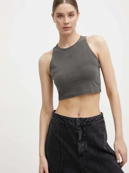 Топ adidas Originals сиво