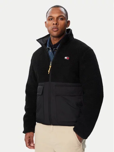 Tommy Jeans Přechodná bunda ESSENTIAL' černá