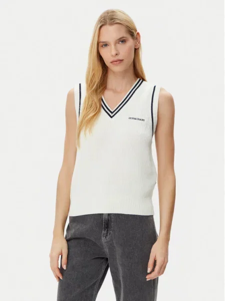 Guess Jeans Megztinis Écru balta