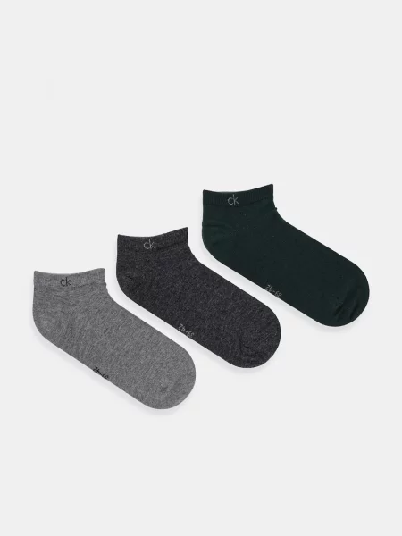 Чорапи Calvin Klein 3 броя зелено