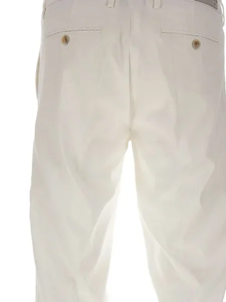 Pantaloni chino Re-hash alb
