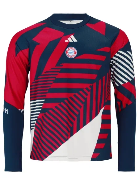 ADIDAS PERFORMANCE Hanorac sport FC Bayern München Pre-Match albastru marin / sângeriu alb