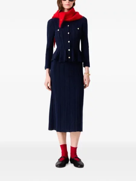 Rochie Maje tricotate albastru
