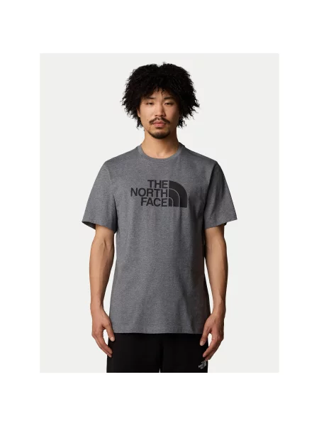 The North Face Marškinėliai Easy Regular Fit pilka