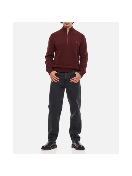 Polo Ralph Lauren Sweter Bordowy czerwona