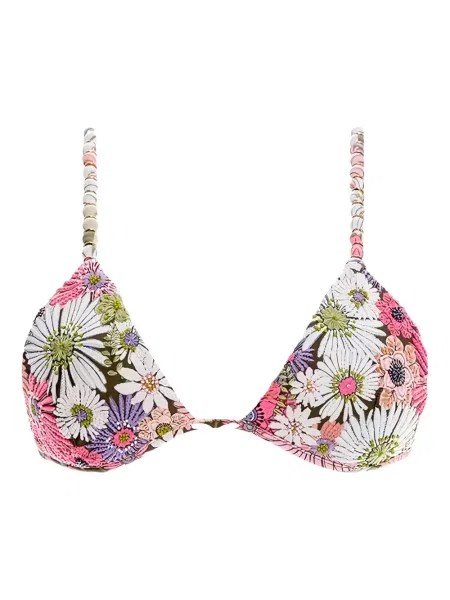 Bikini Agua Bendita cu broderie alb