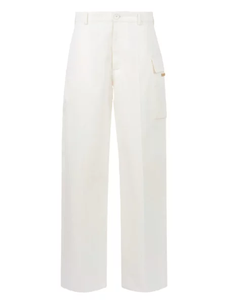 Pantaloni cargo Marni alb